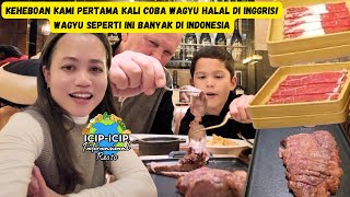 keheboan Pertama Kali Coba Wagyu Halal di Inggris! Wagyu seperti ini Banyak di Indonesia