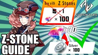 [Zenonzard] USE YOUR Z-STONES EFFICIENTLY!