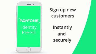 Payfone Identity Pre-Fill