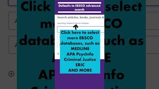 Library How To: EBSCO