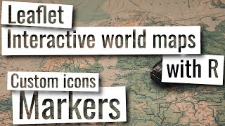 Leaflet and R - Markers with custom icons