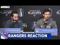 Fox, Copp, Zibanejad & Kreider react to Game 3 loss | New York Rangers