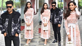 Nora Fatehi & Guru Randhawa Visited at T-Series Office in Andheri for Song Promotion's 😍🔥📸