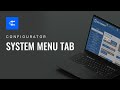 Teltonika Configurator | System Menu Tab