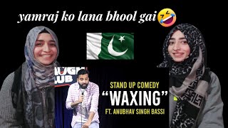 WAXING 😂II STAND UP COMEDY II PAKISTANI REACTIONS II SISTROLOGY REACTIONS