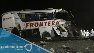 VIDEO: Revelan imágenes de la tragedia del choque de autobús y un tren en NL