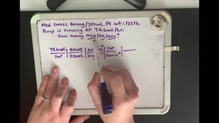 Converting mL/hr to mcg/kg/min: Nursing Dosage Calculation
