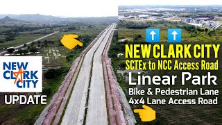 NEW CLARK CITY'S LINEAR PARK of SCTEX to NCC Access Road UPDATE