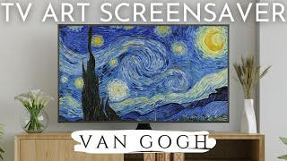 Van Gogh Art Slideshow for Your TV | Famous Paintings Screensaver | 2 Hours, No