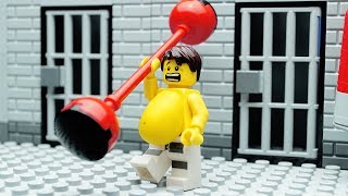 Lego Gym Fail - Prison Break Fitness