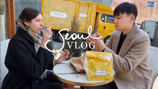 SEOUL VLOG | A Simple Week in Our Life | Alone time, Visiting Parents, Bakery Cafe \u0026 Fav Recipes