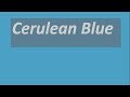 Pigment Playtime: Cerulean Blue