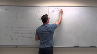 Calculus 2 Lecture 6.2:  Derivatives of Inverse Functions