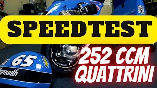 252 QUATTRINI vs 221 MALOSSI SPORT Membran SPEEDTEST | VESPA PX200 TUNING