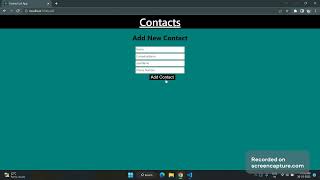 Contact List React App | ReactJS | CN-Project