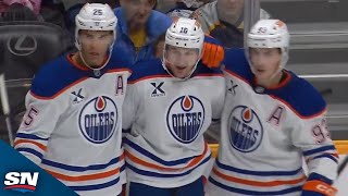 Oilers' Zach Hyman Ends 10-Game Scoreless Drought With Breakaway Goal