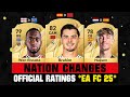 FIFA 25 | OFFICIAL CRAZIEST NATION CHANGES (EA FC 25)! 💀😲 ft. Brahim Diaz, Wan-Bissaka, Huijsen...