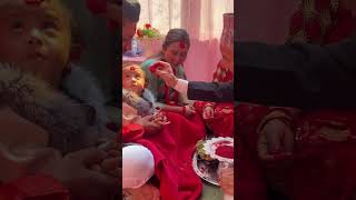 Dashain tika #cutebaby #babyvideos #babyfashionista