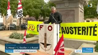 Manifestation à Poitiers en ce 1er mai