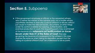 JUDICIAL AFFIDAVIT RULE