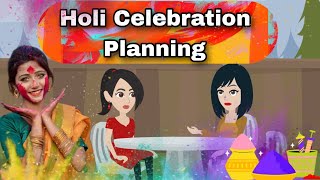 Conversation Between Two Friends About Holi In English | Learn True English