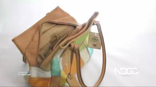 RT60-495 Fossil Vintage 1954 Classic Patchwork Satchel Shoulderbag