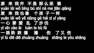 李琦   我并不是那么坚强 (lyrics/pinyin)