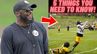 5 Things You NEED TO KNOW Before Pittsburgh Steelers TRAINING CAMP!!! (2023 News)