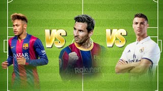 Messi 🆚 Ronaldo 🆚 Neymar // football comparison // vs football //