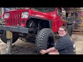 jeep wrangler yj 1.5” lift kit u0026 31x10.50 tires 15x10 wheels