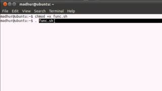 Shell Scripting Tutorial-60: Create Your Own Commands Using Functions
