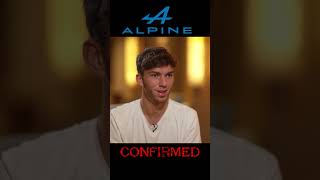Pierre Gasly is moving to alpine from 2023 confirmed