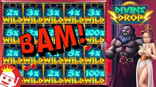 🔥 TWO MASSIVE MAX WINS ON HACKSAW'S NEW DIVINE DROP SLOT!