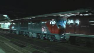 [甲種輸送] DF200-123が北海道へ EF510-6が牽引 石動駅 2011.11.28 [Train Delivery Train]