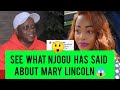 NJOGU GÛTIGA ANDÛ MEGEGEIRE 😱SEE WHAT HE'S SAID LIVE LIVE ABOUT MARY LINCOLN 🙌