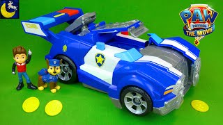 Paw Patrol The Movie Transforming Chase Police Car Vehicle Lookout Tower Liberty Adventure City Toys