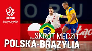 FUTSAL: Skrót meczu POLSKA – BRAZYLIA (1:5)