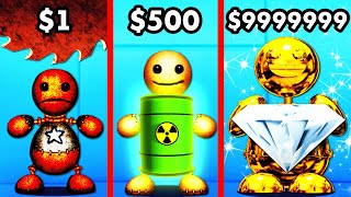 CHEAPEST vs MOST EXPENSIVE In KICK THE BUDDY