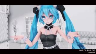 【MMD】白丝猫耳初音·Yeah Oh Ahhh Oh!