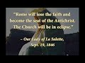 The Apocalyptic Message of Our Lady of La Salette by Peter Chojnowski, PhD