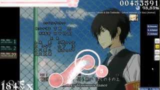 Osu! Kondou Takashi \u0026 Iida Toshinobu -- Sakura Addiction [TV ver] (Normal)