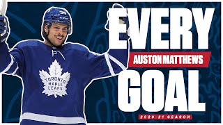 Every Auston Matthews Goal From The 2020-21 NHL Season