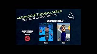 2020 Graduation Celebration Altspace VR Tutorial