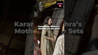 Exclusive: KaranVeer Mehra’s Mother on the sets of Bigg Boss 18 #karanveermehra #biggboss18