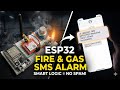 How to Build an IoT Smoke & Fire Alarm with SMS Alerts (ESP32 + SIM800L)