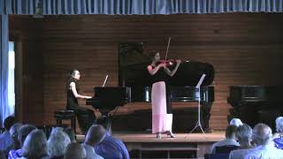 Kreisler's Praeludium and Allegro, played by violinist Alexis Walls and pianist Lynelle James