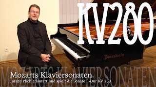 Jürgen Plich erläutert und spielt   Mozart KV 280