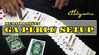 KARTUNYA KEBALIK DITENGAH?? INI TUTORIAL SULAP KARTU BUAT KALIAN!! | Tutorial Time