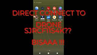 How to direct connect FPV drone SJRC F11S PRO without remote mode ON, HP ke Drone SJRC F11S 5.x Ghz