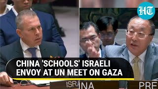 'Show Some Respect': UNSC Chair China Scolds Israel's Envoy Over Remarks On Women | Gaza War